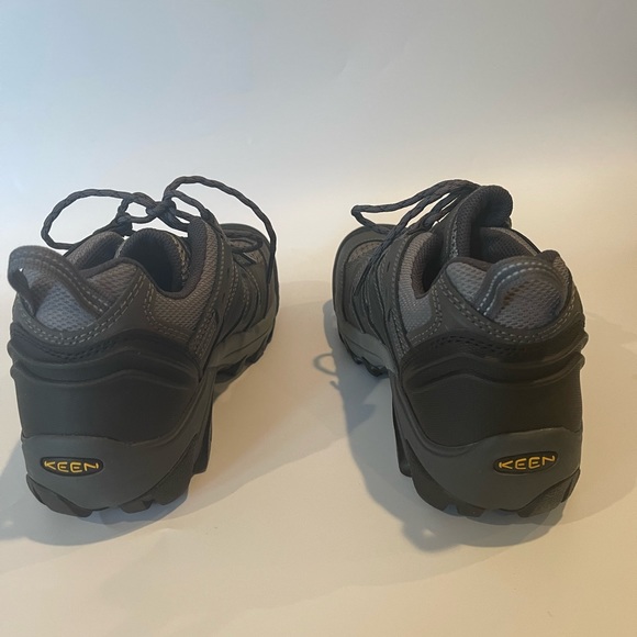 Keen Utlity Men's Lancing Low Height Steel Toe Work Shoes Magnet/Majolica Blue - Picture 3 of 5